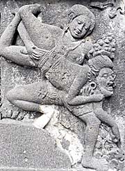 'Fight at Prambanan's Bas Reliefs' by Asienreisender